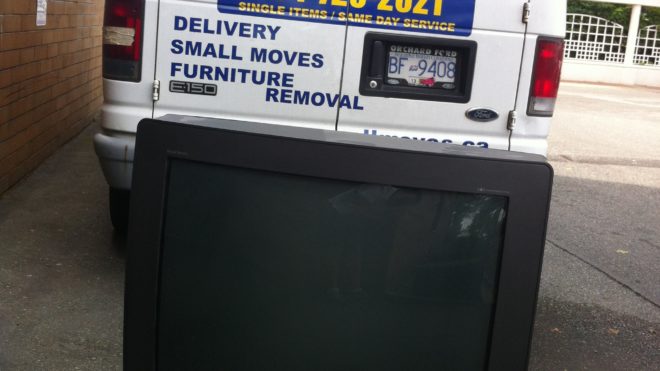 Television Removal-Big Screen TV's - TV Removal and Recycling in Vancouver